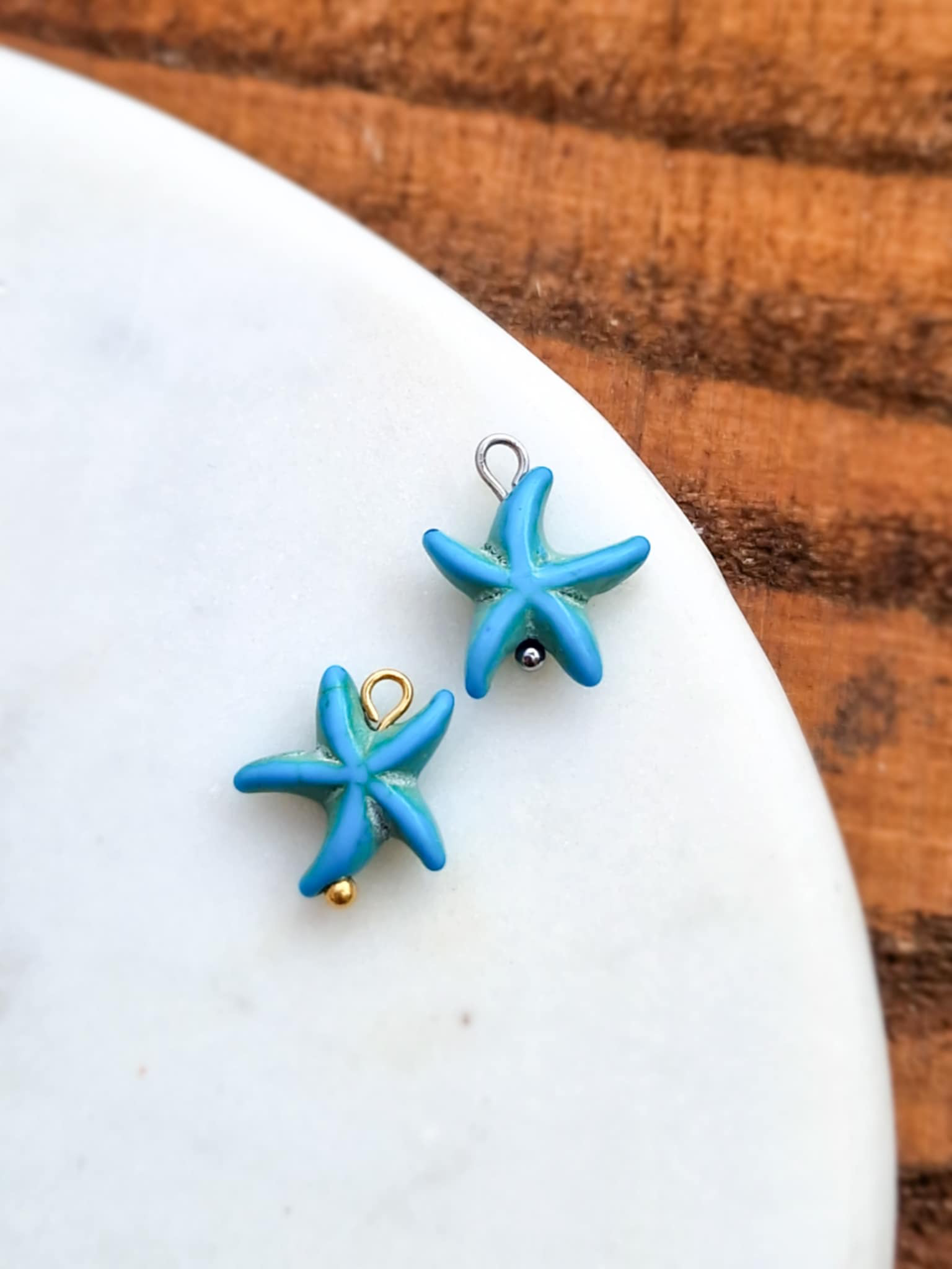 Charm Étoile de Mer Bleue