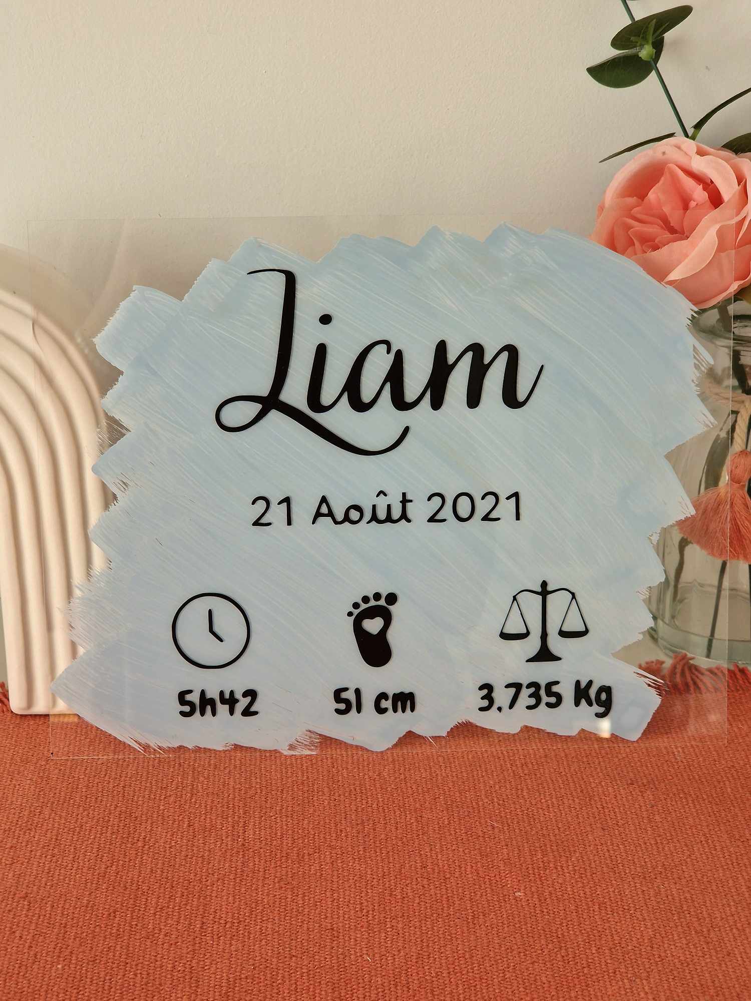 Cadre plexiglass Naissance