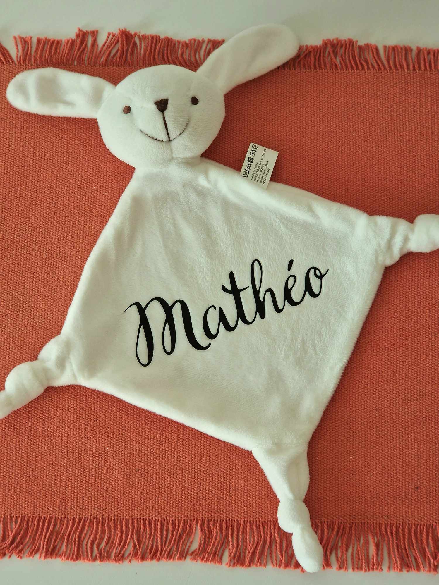 Doudou à personnaliser