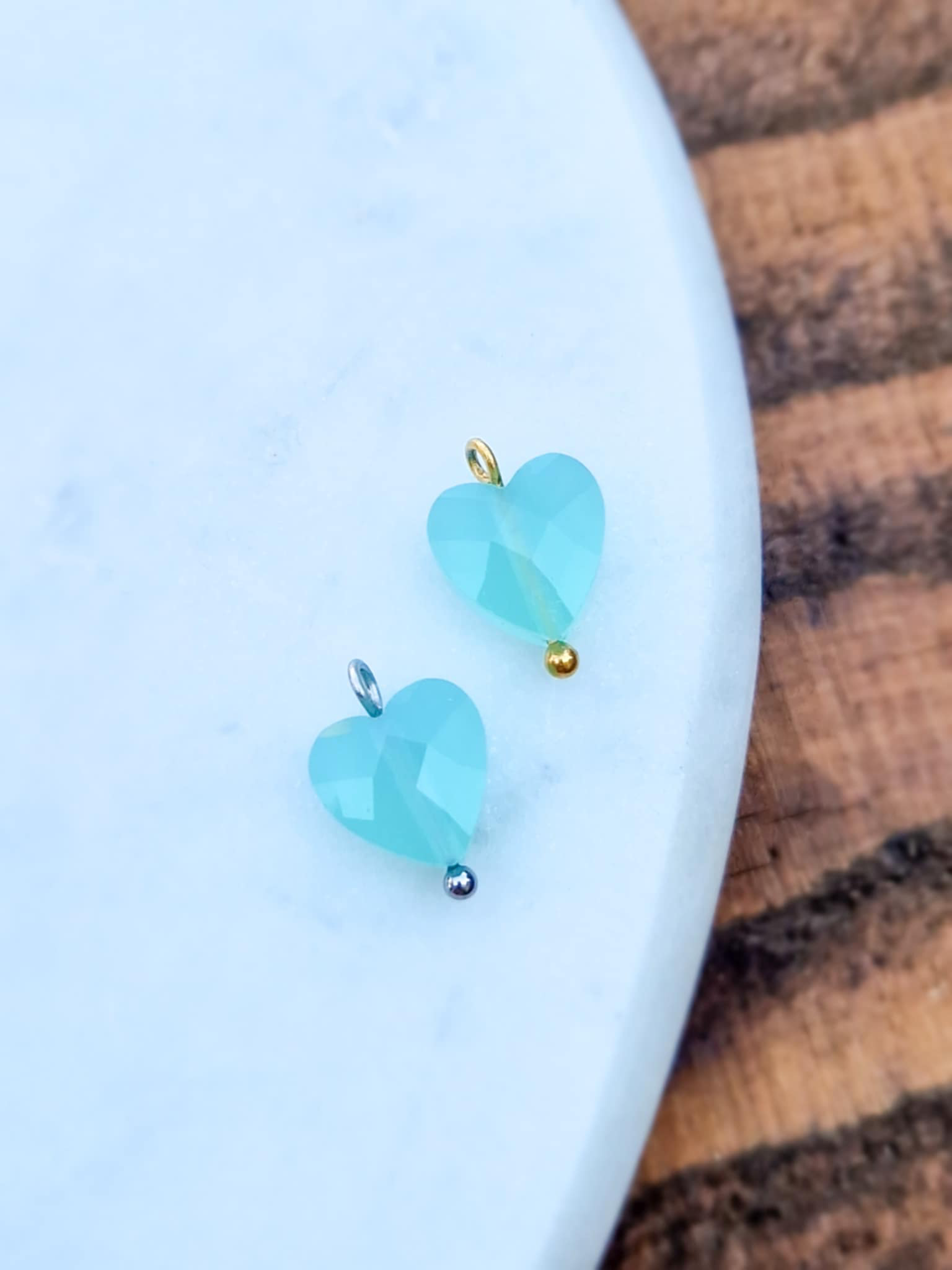 Charms Coeur Turquoise