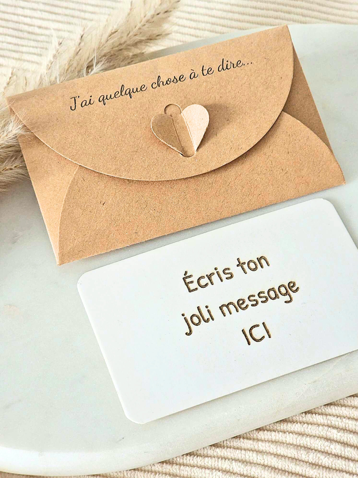 Petit sac en toile de jute à personnaliser