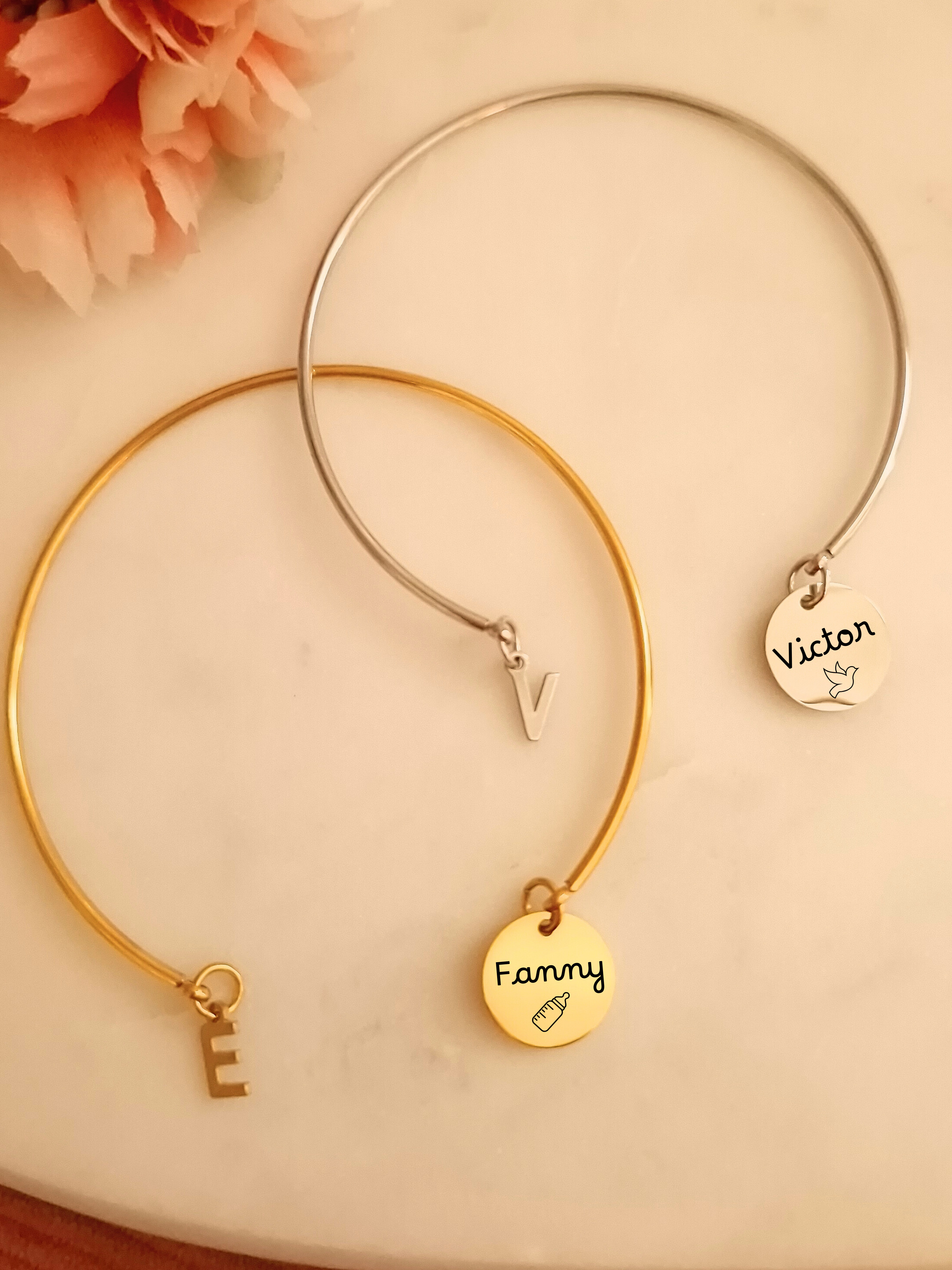 Bracelet jonc | Marine