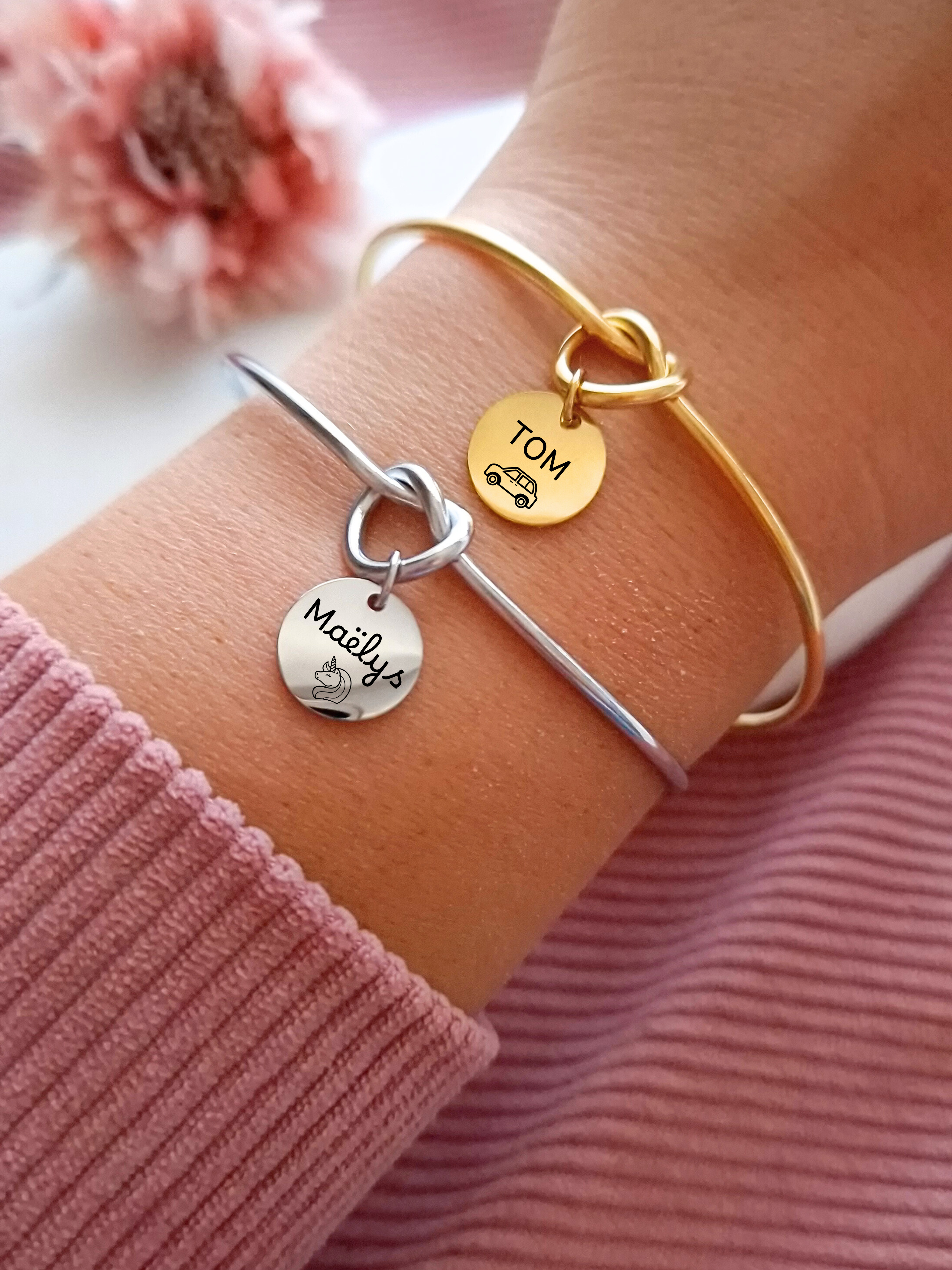 Bracelet jonc LINA