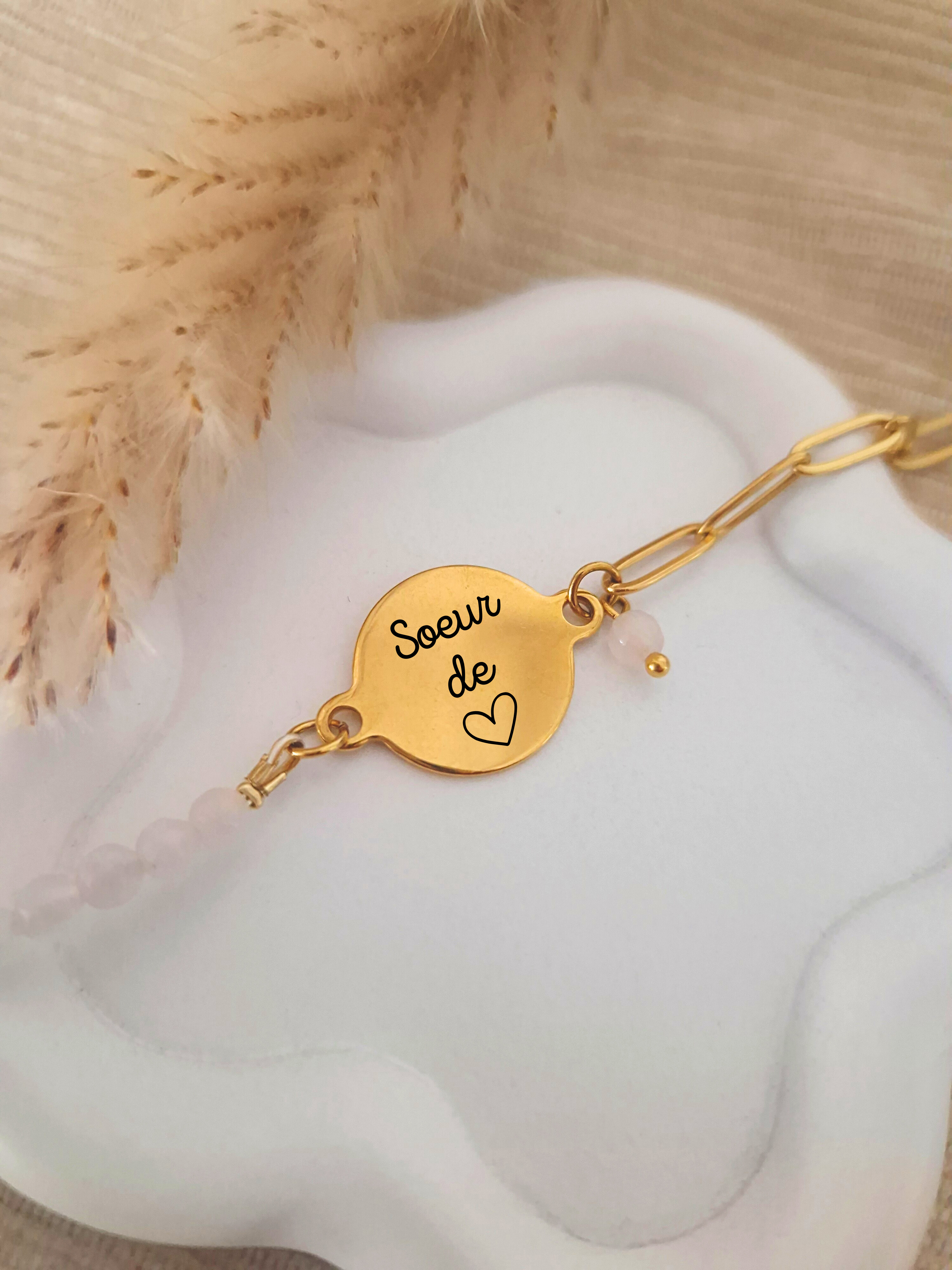 Bracelet pierre naturelle - Personnalisable