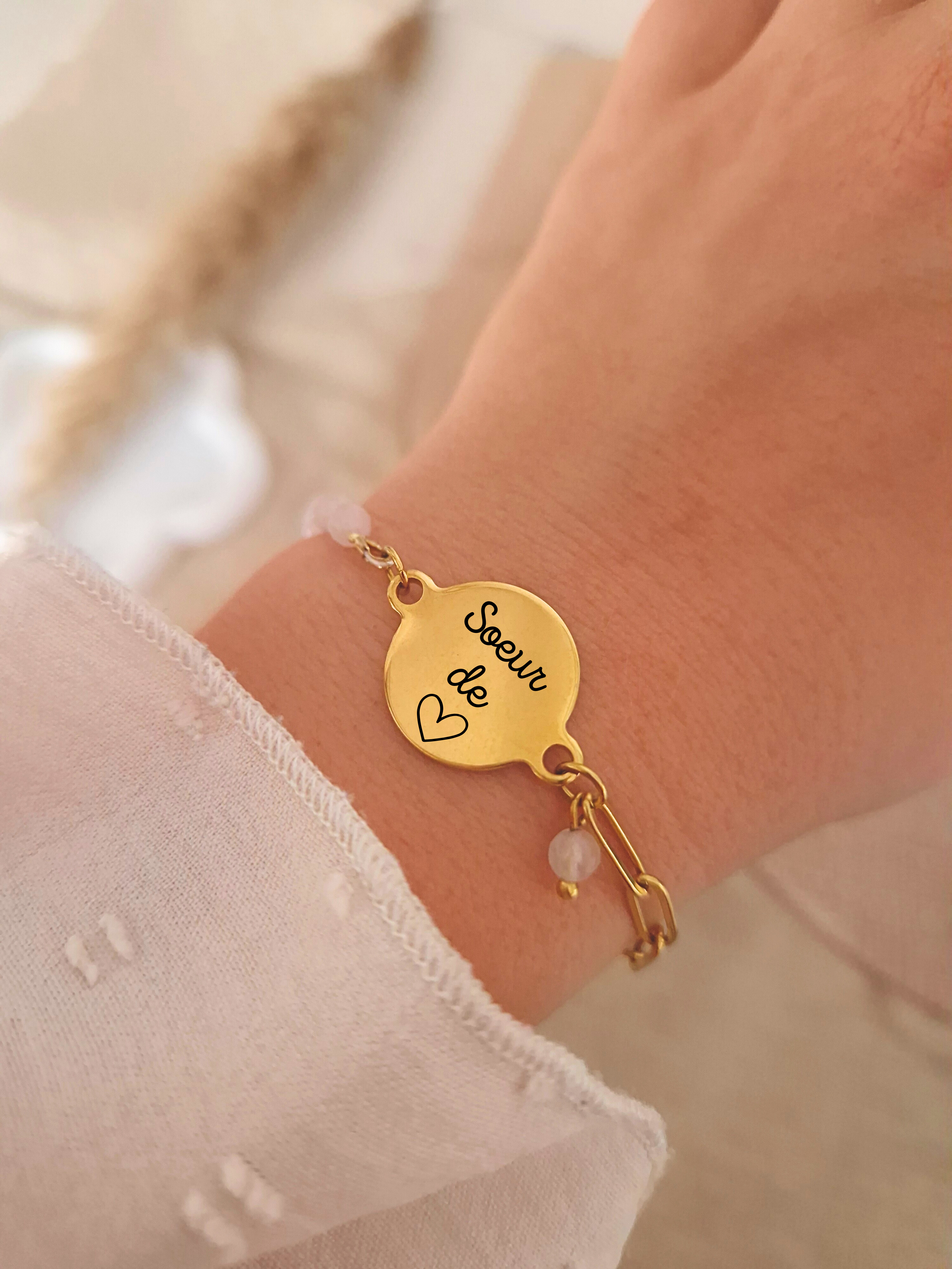 Bracelet pierre naturelle - Personnalisable