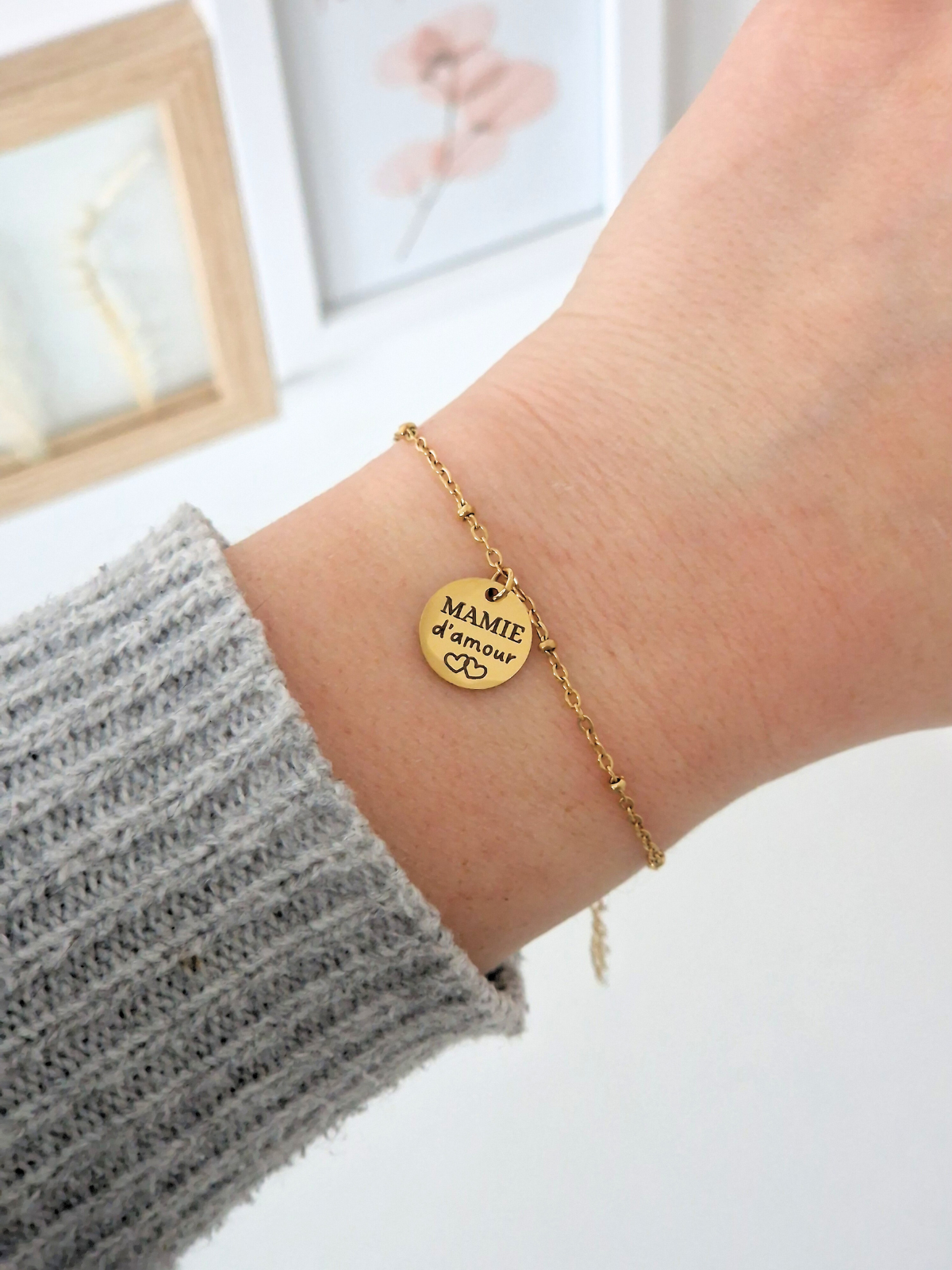 Fiole Surprise – Bracelet Personnalisable & Médaillon Gravé