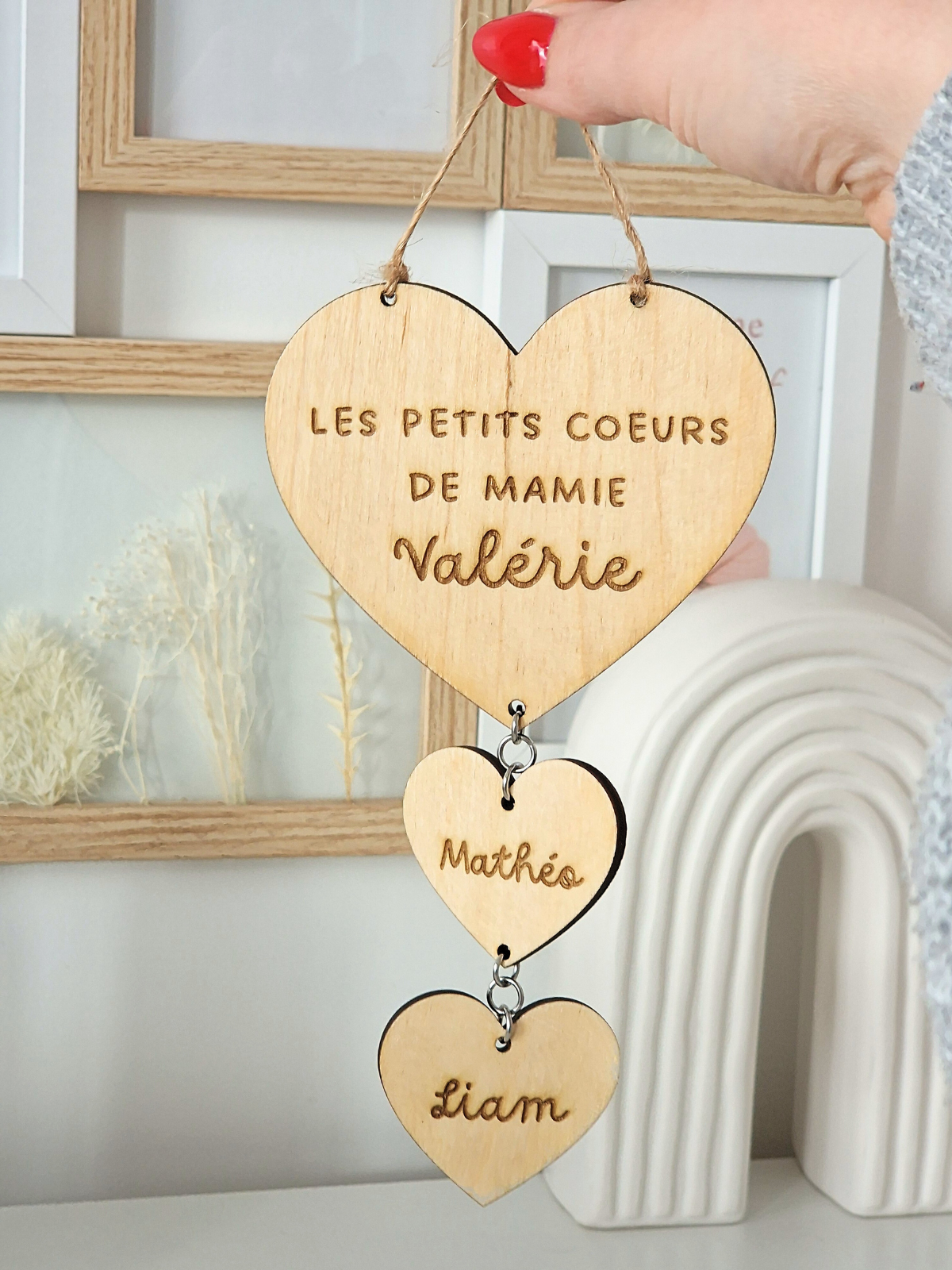 Décoration Murale – "Les Petits Cœurs de"