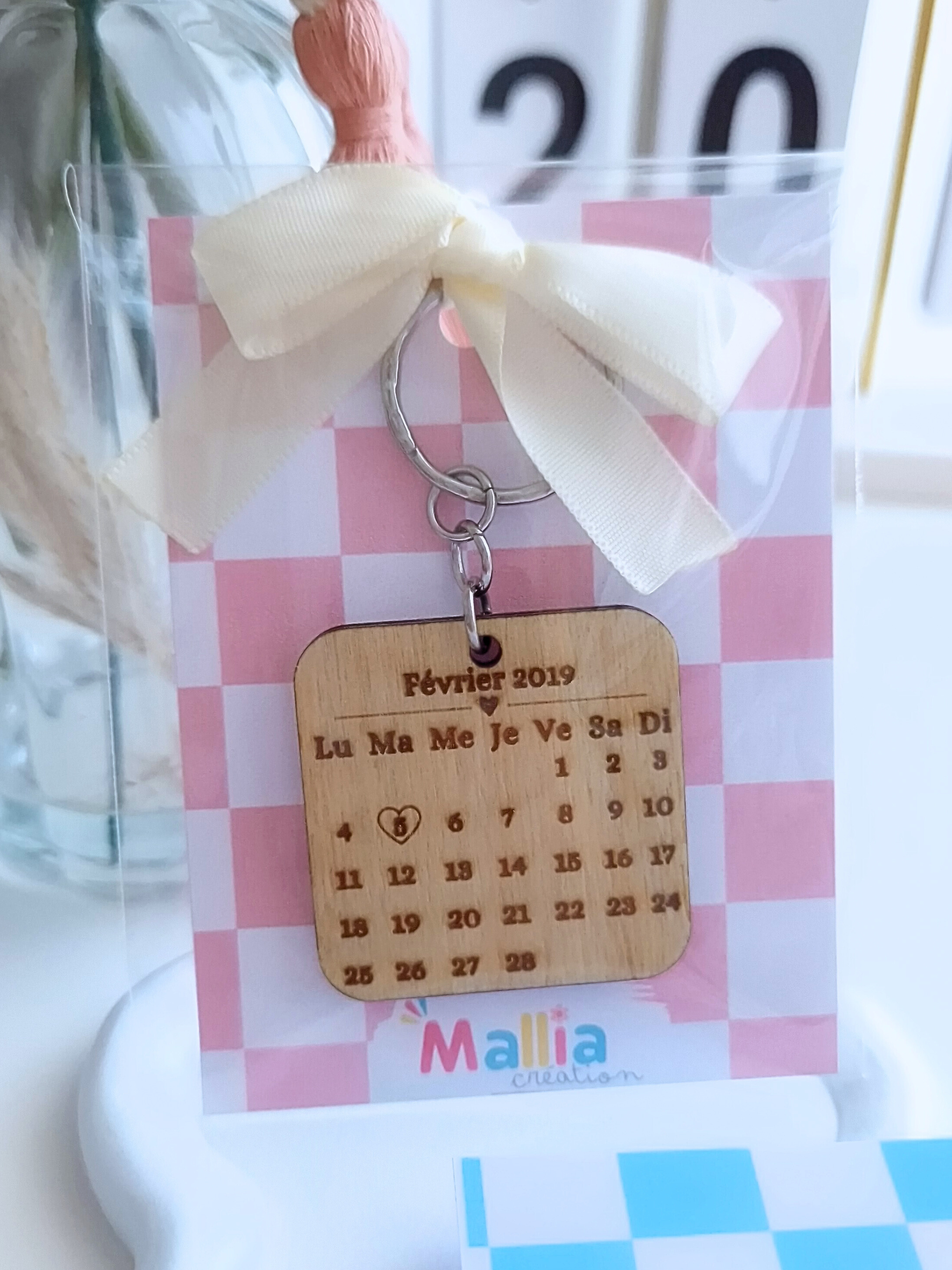 Porte clé CALENDRIER
