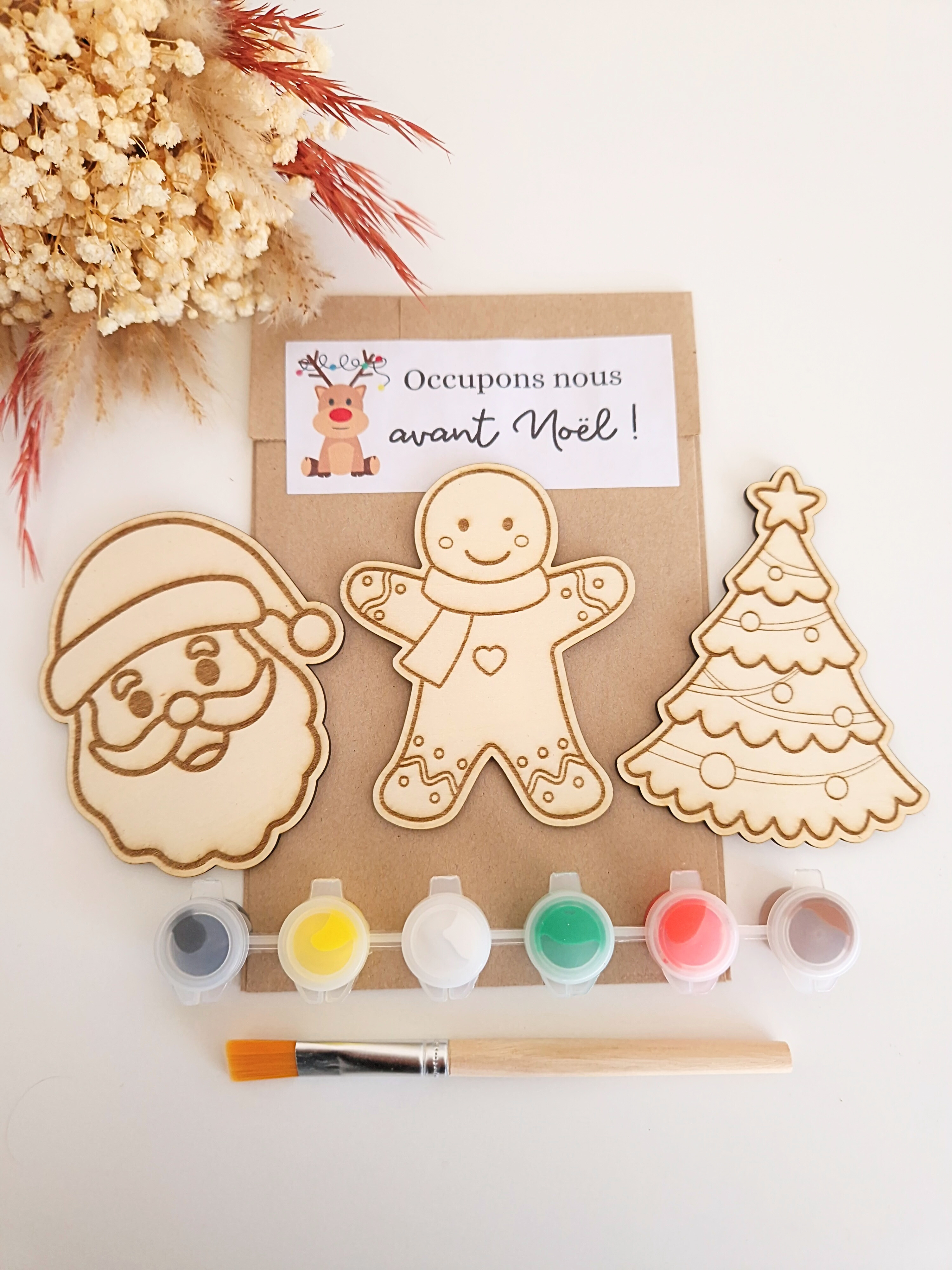 Activité de Noël enfant à peindre – “Occupons-nous avant Noël”