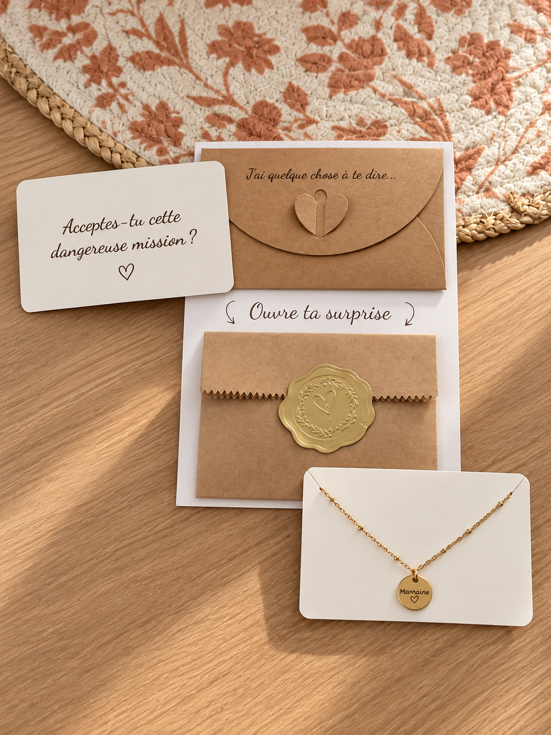 Enveloppe à message "Bijoux" à personnaliser