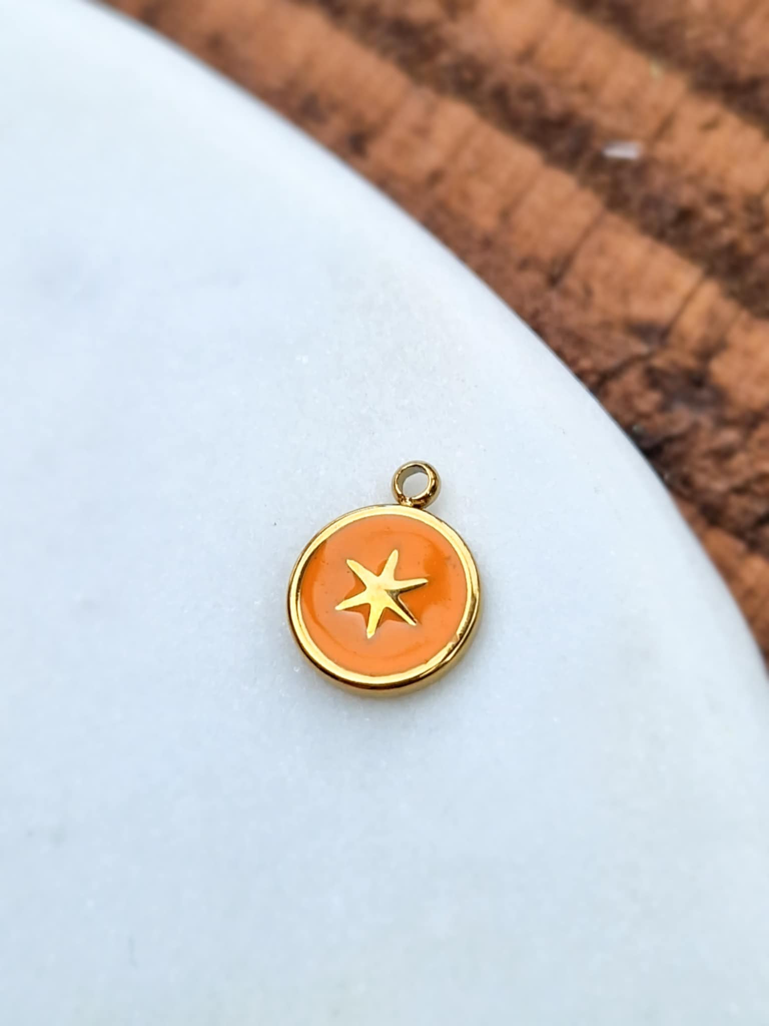 Charm Étoile Orange