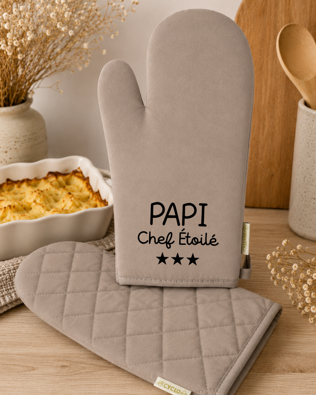 Gant de cuisine personnalisé – Chef Étoilé