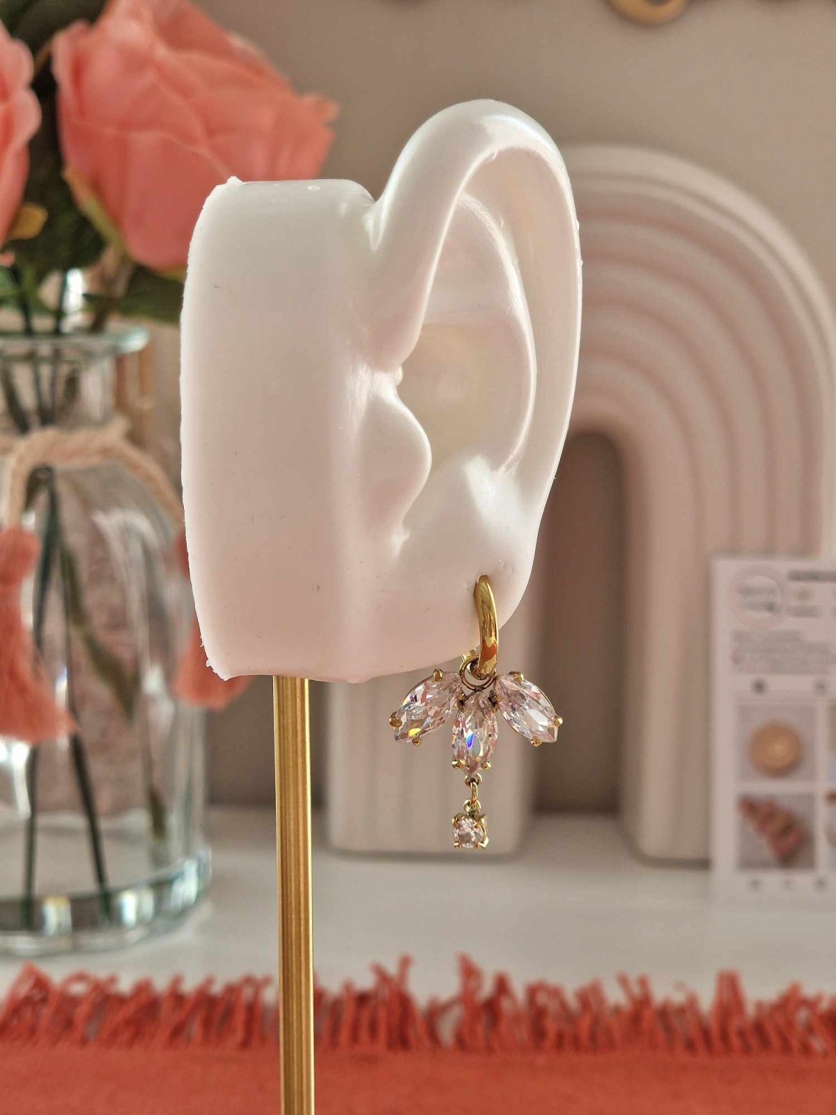 Boucle d'oreille JOSANNE - malliacreation