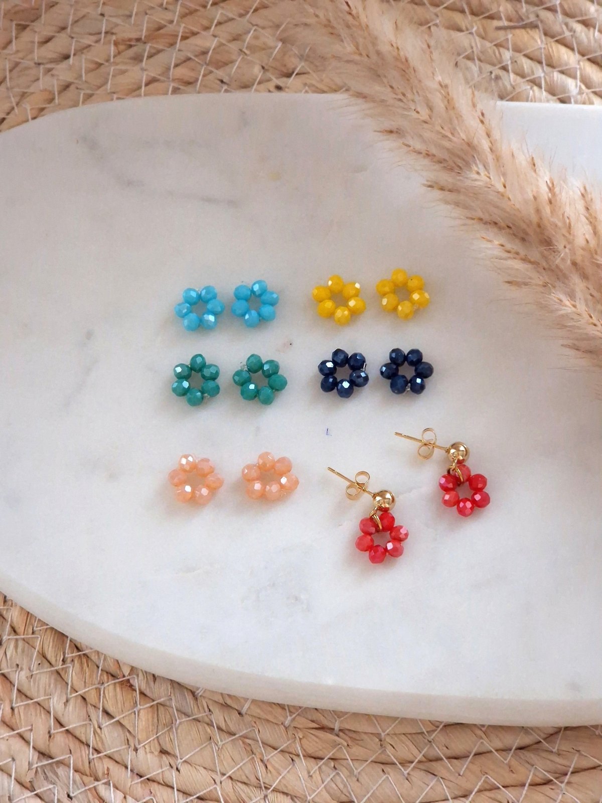 Boucles d'oreille CAMELIA - malliacreation