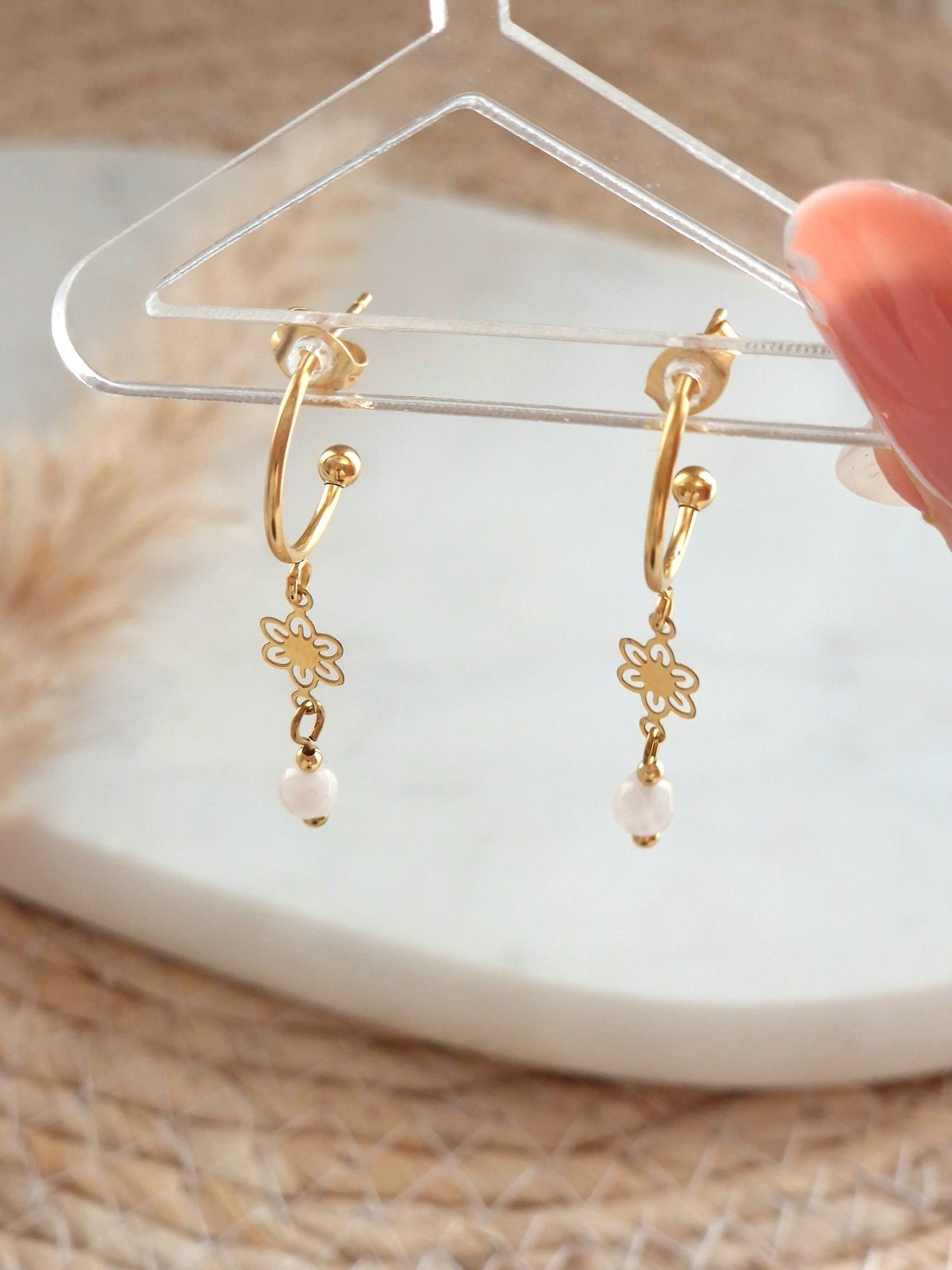 Boucles d'oreille MARJOLAINE - malliacreation