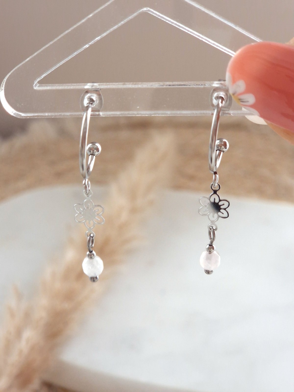 Boucles d'oreille MARJOLAINE - malliacreation