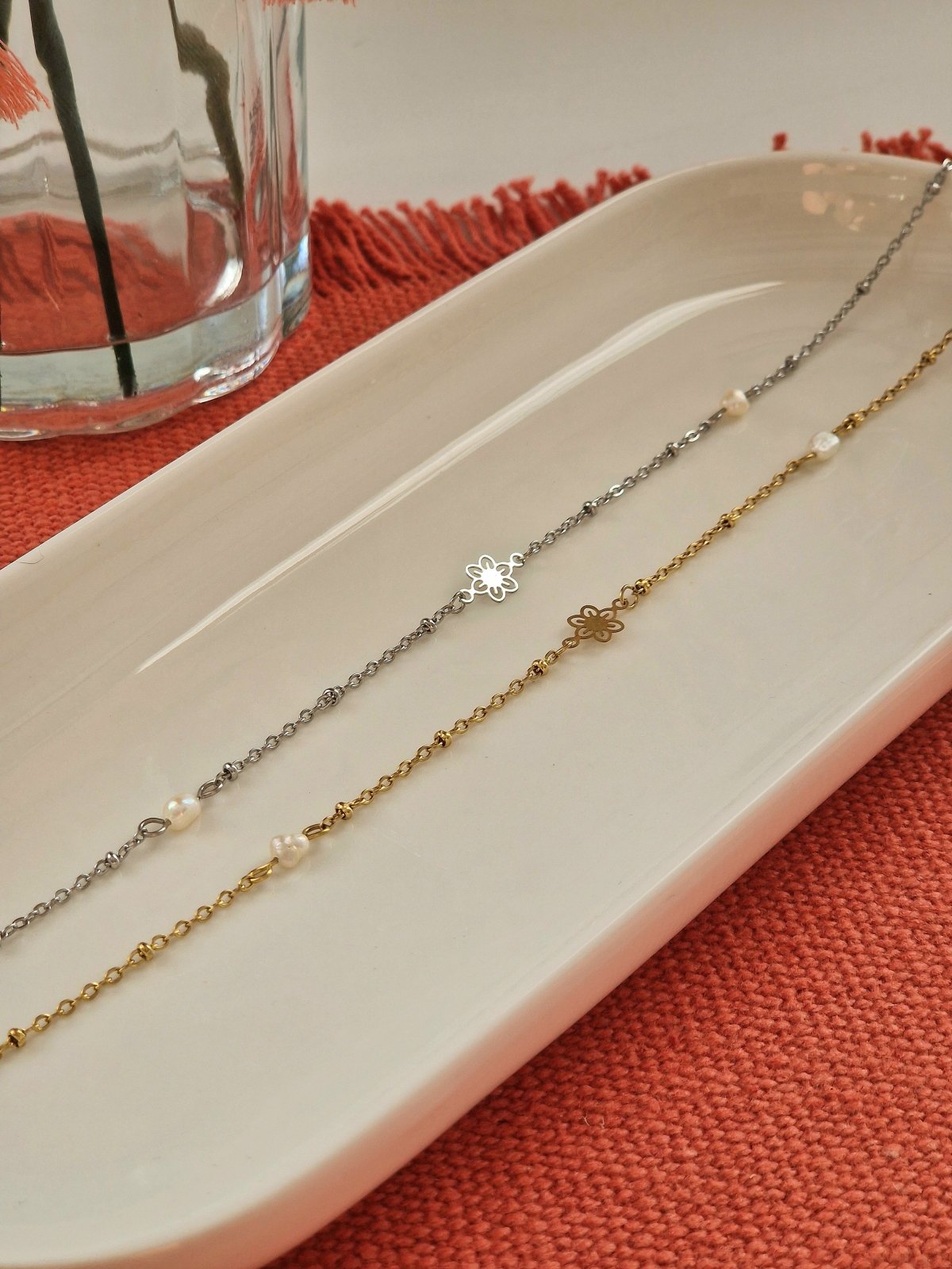 Chaine de cheville NARCISSE - malliacreation