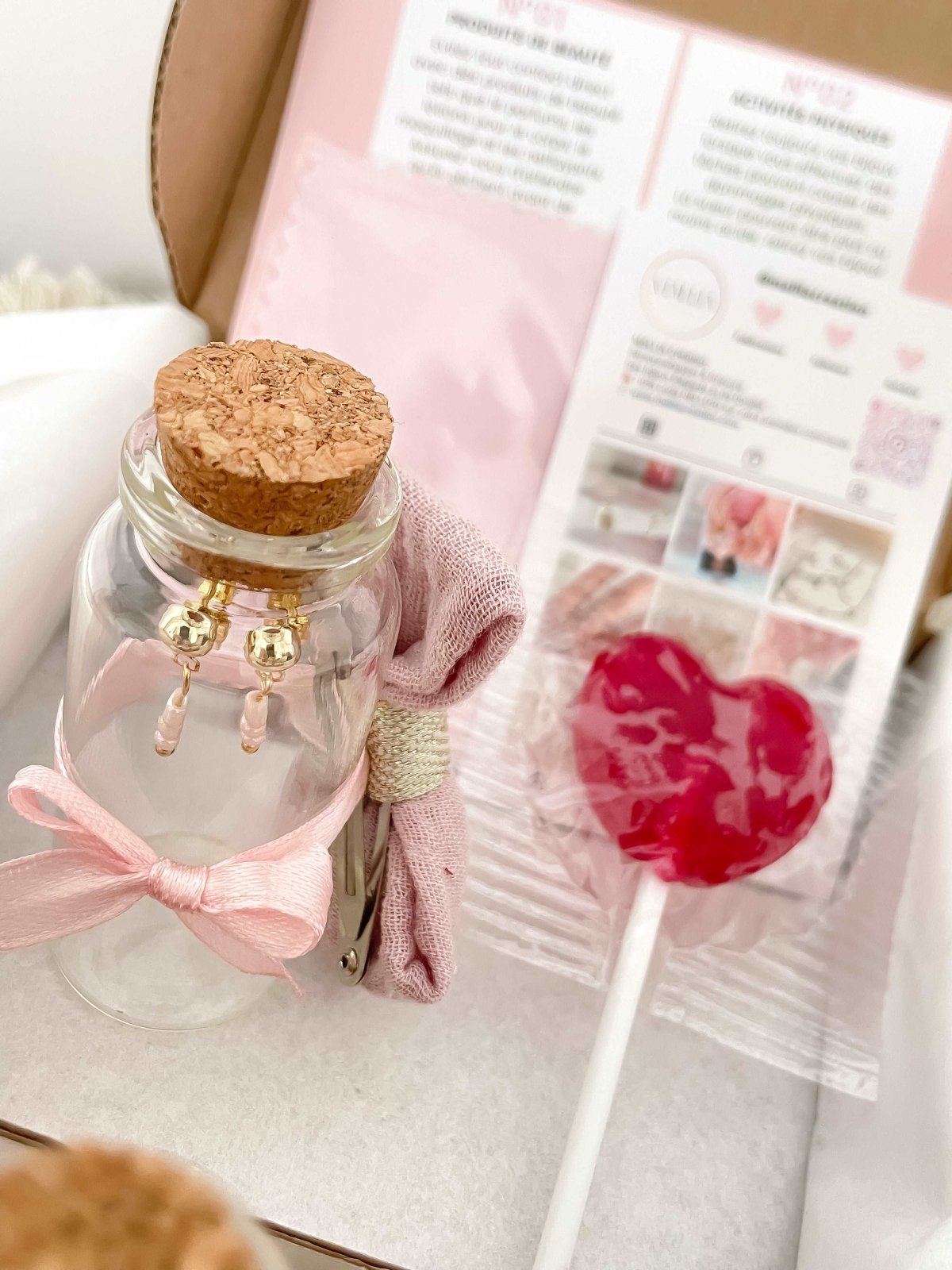 Coffret boucle d'oreille petite fille - malliacreation