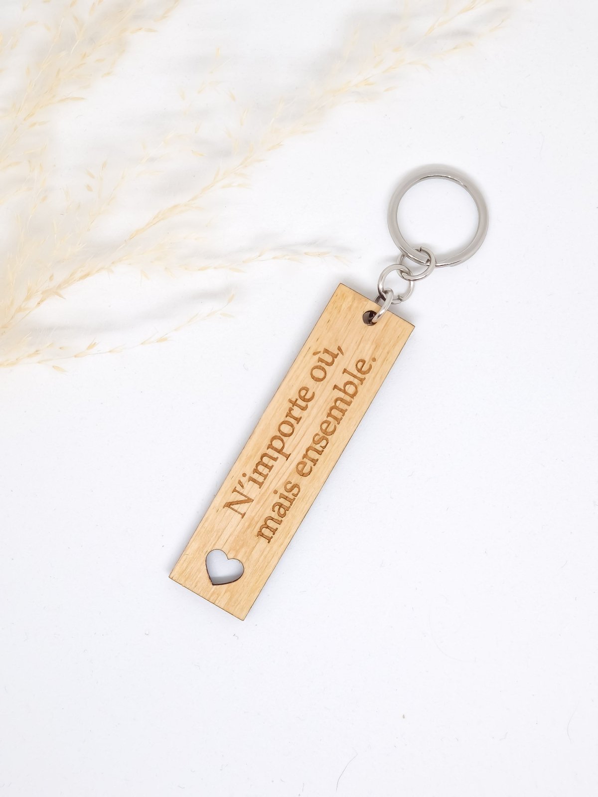 Porte clé RECTANGLE à personnaliser - malliacreation