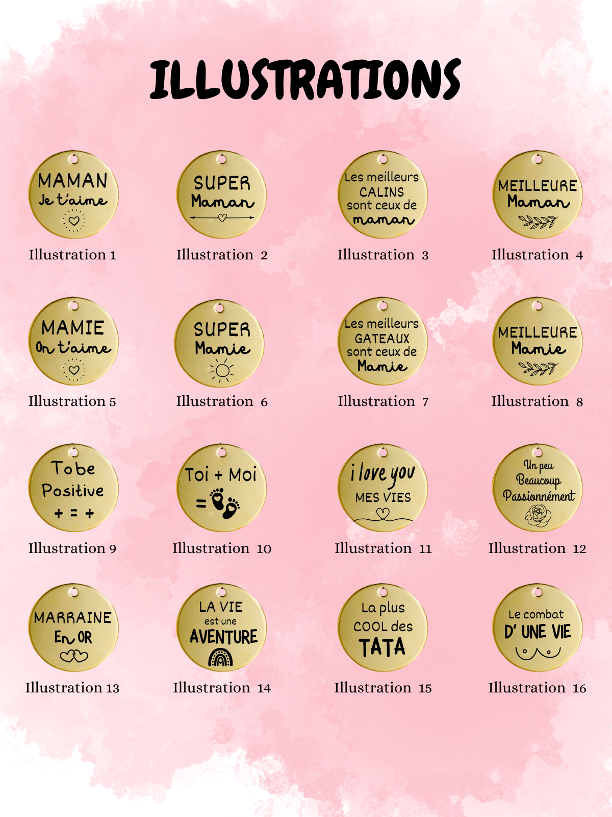 Enveloppe à message "Bijoux" à personnaliser