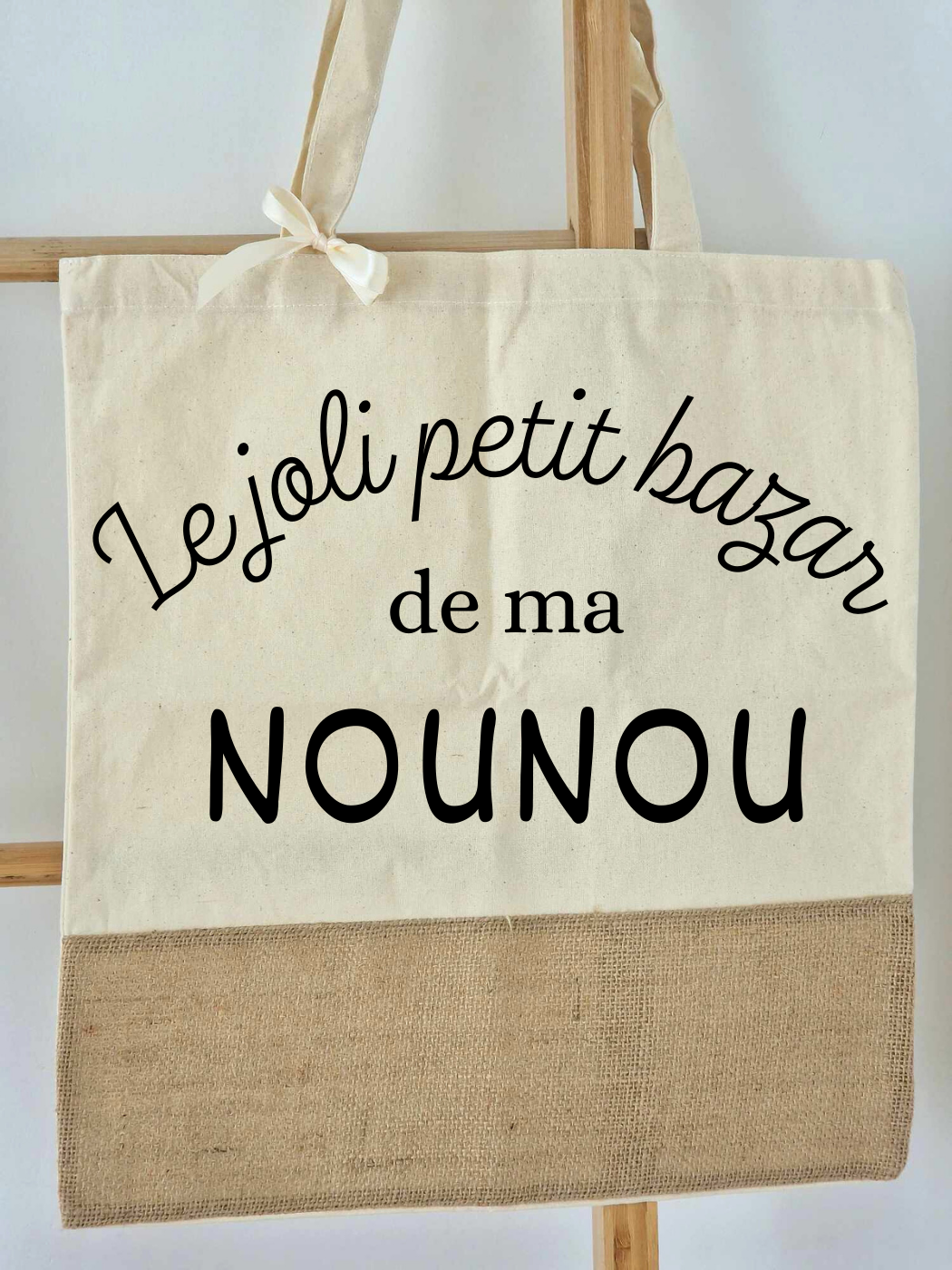 Tote bag "Le joli bazar de ma Nounou"