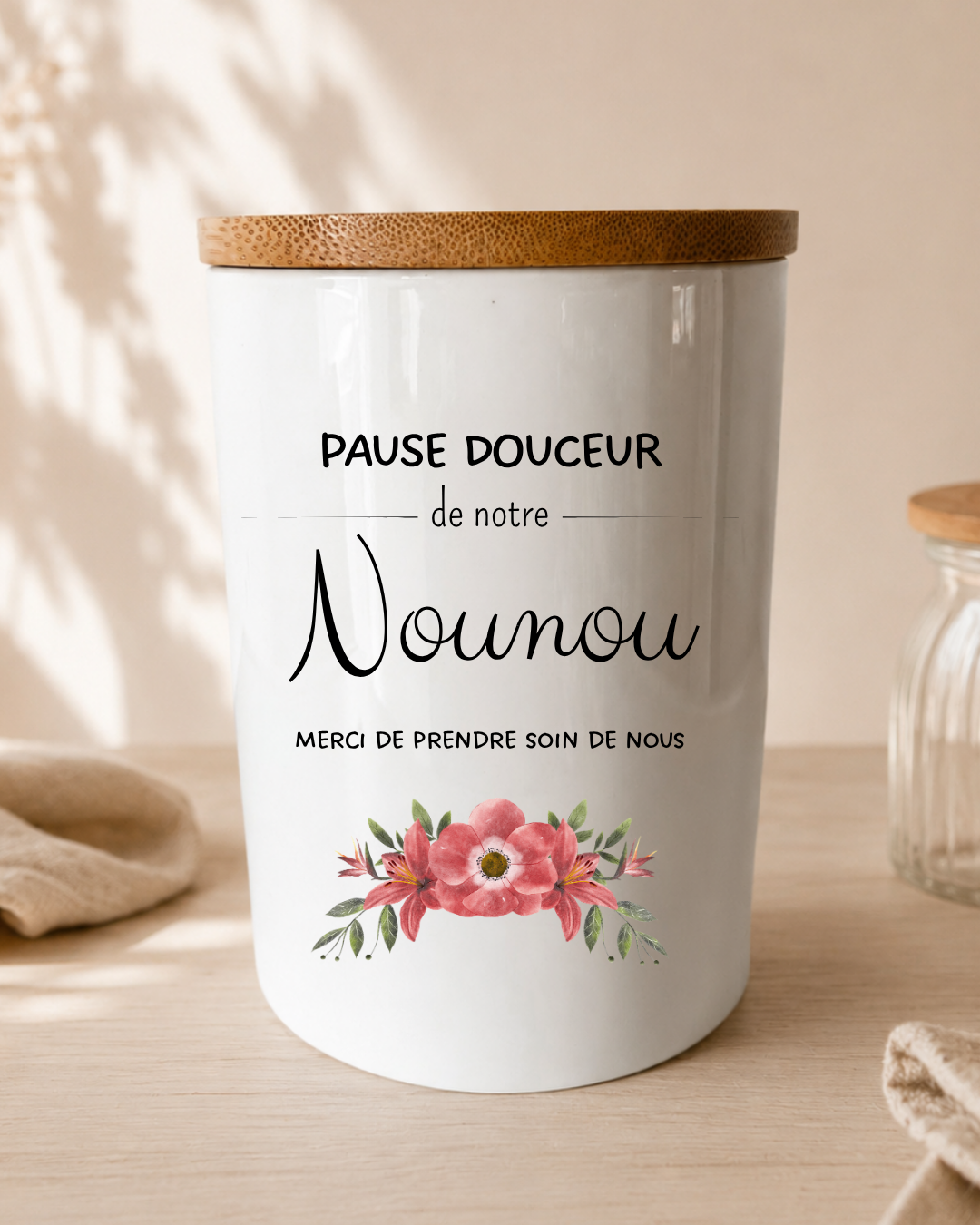 Pot personnalisé – « Pause douceur de notre… »