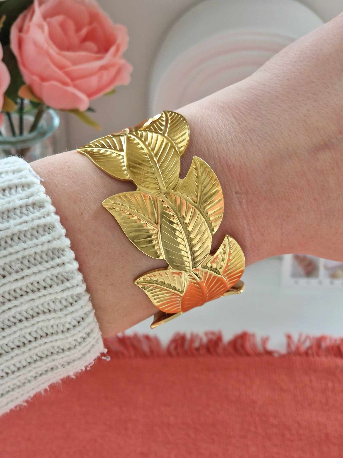 Bracelet manchette BLOOM - malliacreation